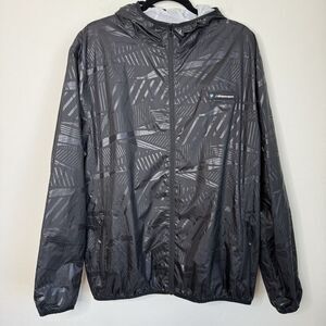 BMW Mens 2XL Motorsport Performance Jacket Black Full Zip Hood Racing Sports Car